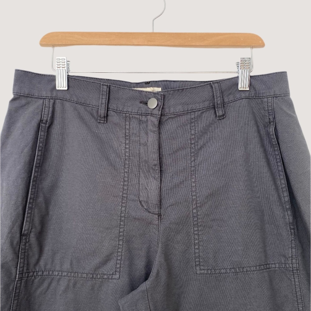 SOLD-Eileen fisher hemp blend pants - Picture 3 of 7
